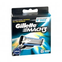 Змінні касети для гоління Gillette Mach3, 8 шт